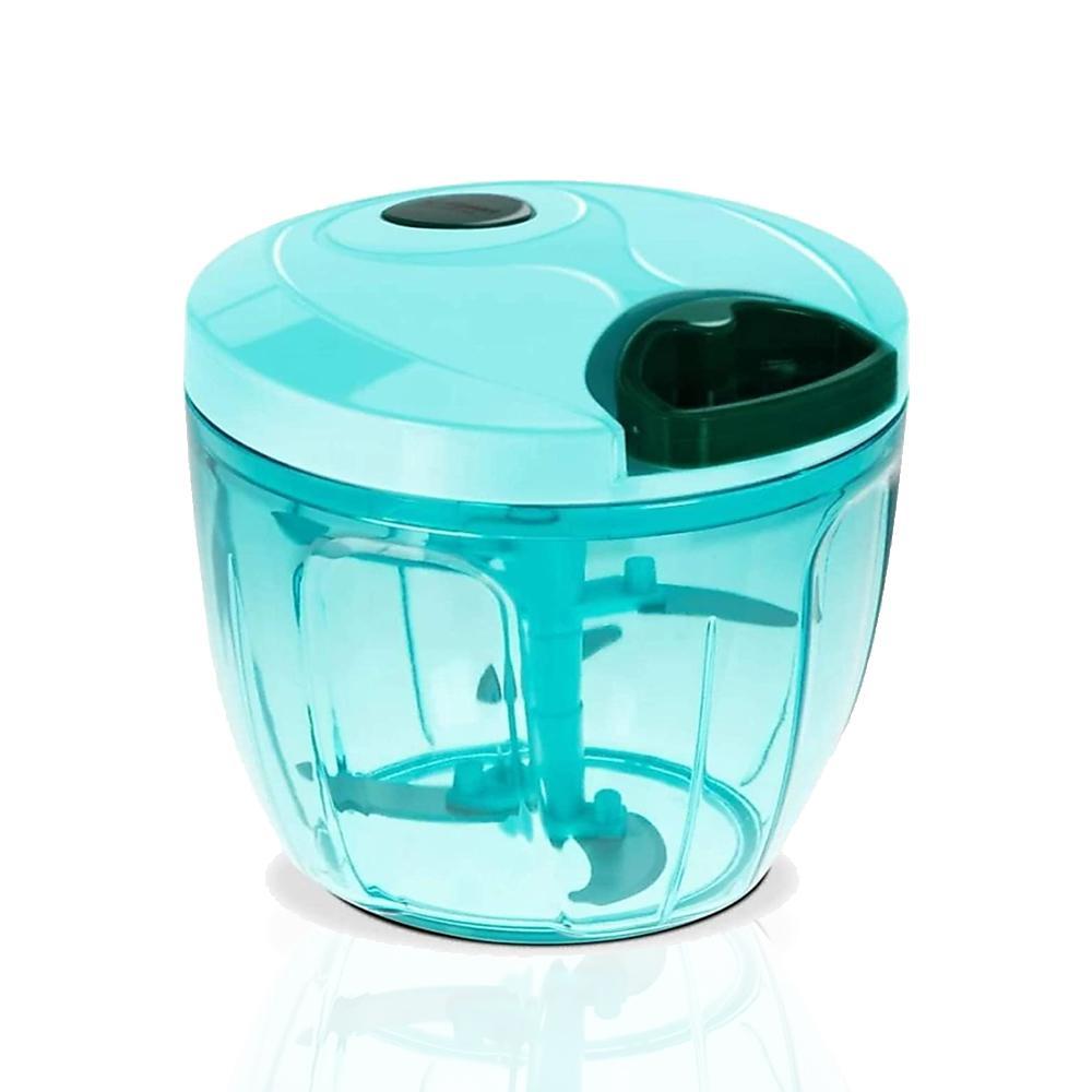 0065 Manual Stainless Steel Compact Extra Sharp Hand Held Vegetable Chopper/Slicer with 5 Blades (750 ml) - SkyShopy 0065 Manual Stainless Steel Compact Extra Sharp Hand Held Vegetable Chopper/Slicer with 5 Blades (750 ml) - SkyShopy